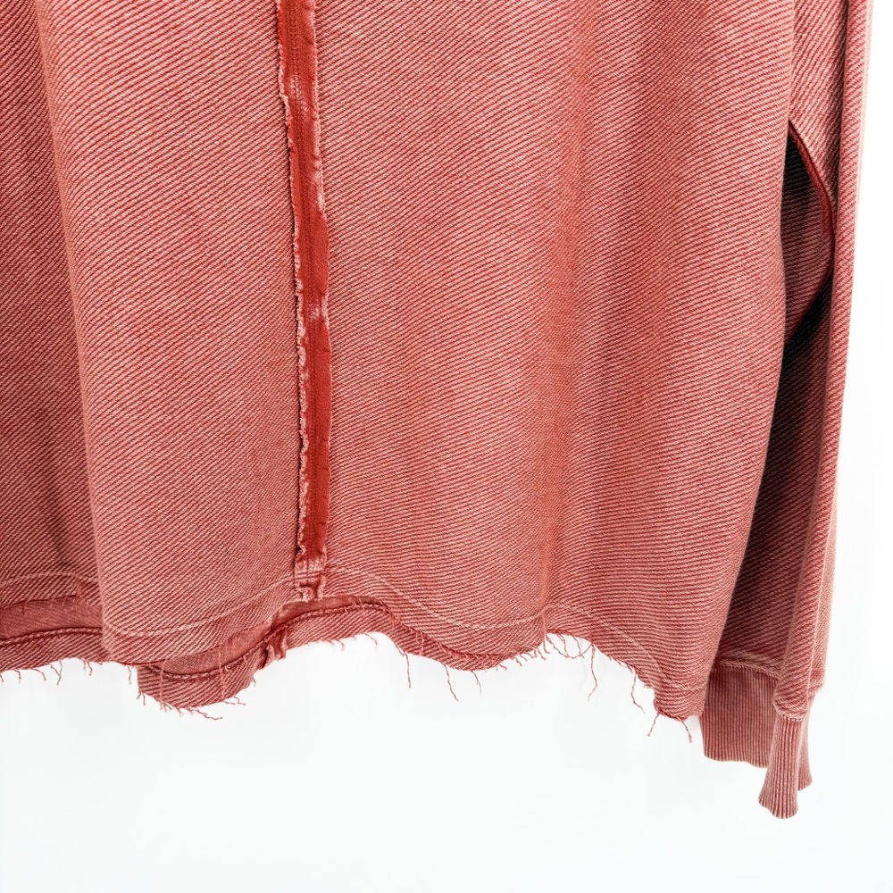 ☀️ 3/$25 NWT New Directions Loop T Pullover Sweatshirt in Cinnamon XL - Picture 3 of 10